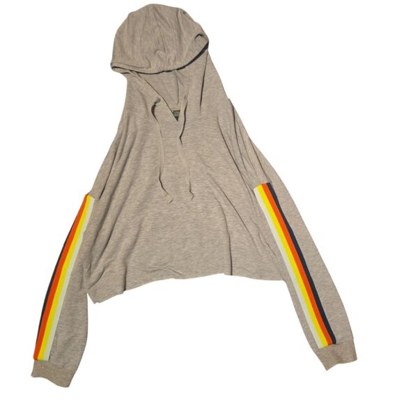 Wild Fable Gray Cropped Hoodie - XL - Picture 2 of 7